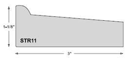 This 1-1/8 " deep stretcher bar is constructed of finger-jointed pine, which guarantees a strong, warp-resistant bar. The thick width and height of this model makes it ideal for large and extra large frames.

Use these thick stretcher bars for gallery wrapped canvas prints, artist canvases or a wide variety of wood crafts and building projects.